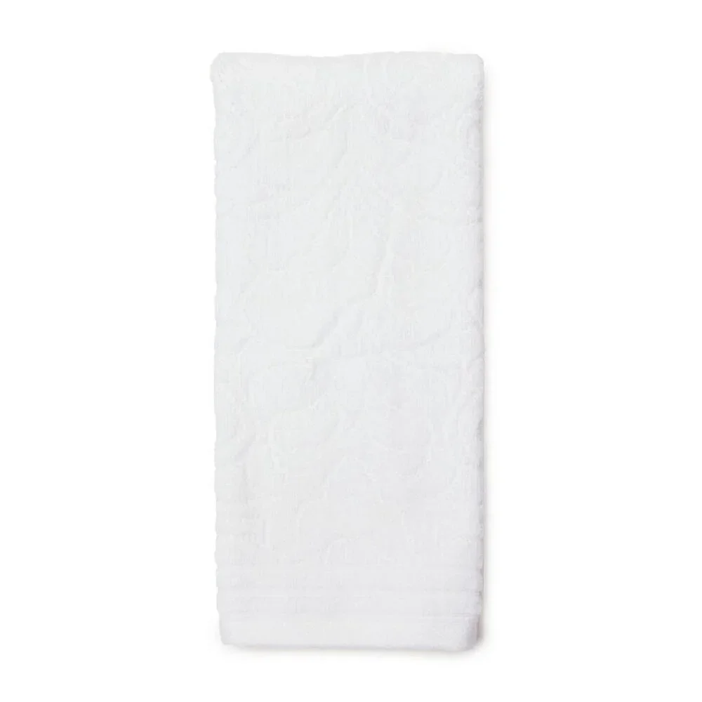 new 6-pc Jacquard Textured Velour 100% Cotton Towel Set w/ 2 Bath 2 Hand 2 Wash